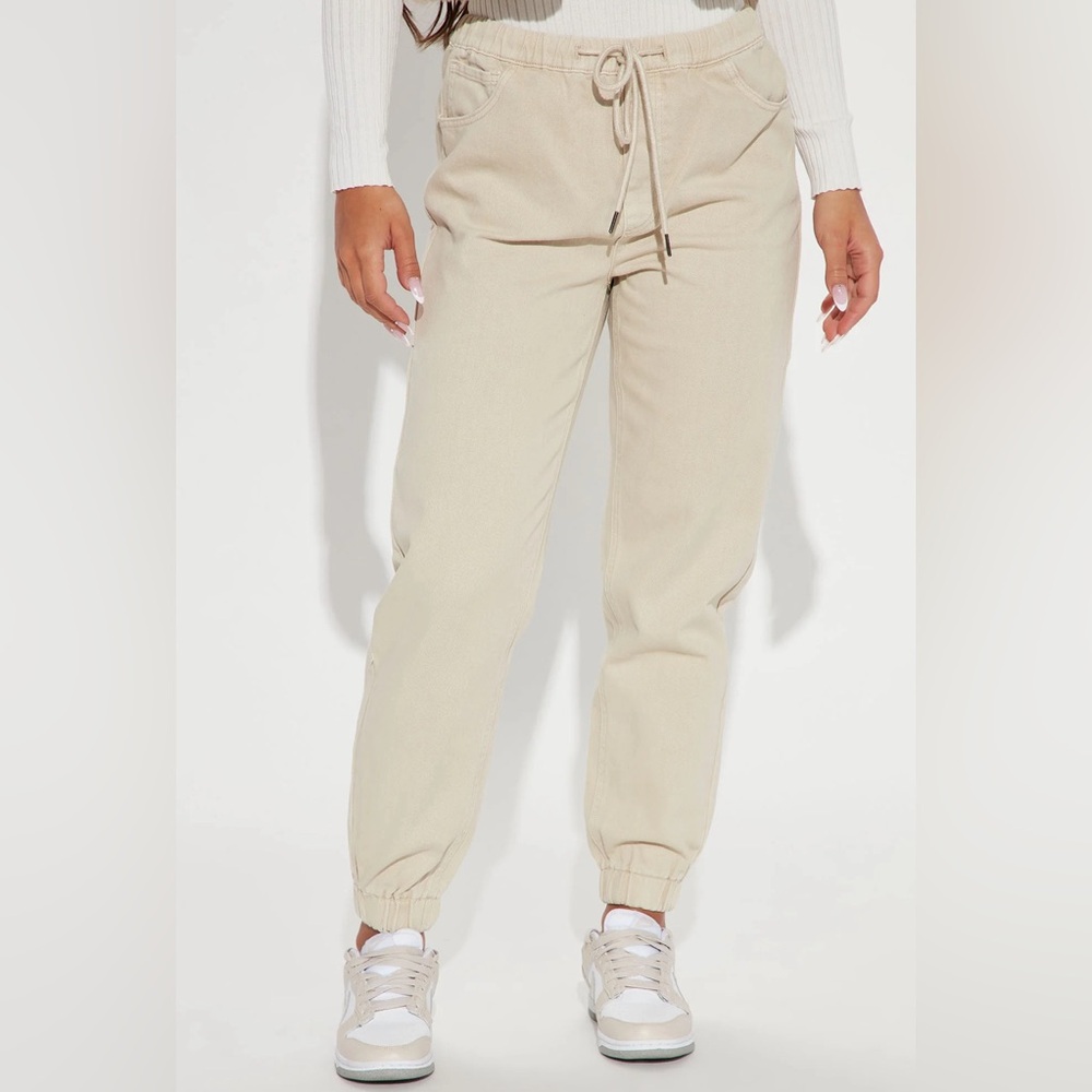 Tomgirl Tie Waist Jogger Jeans